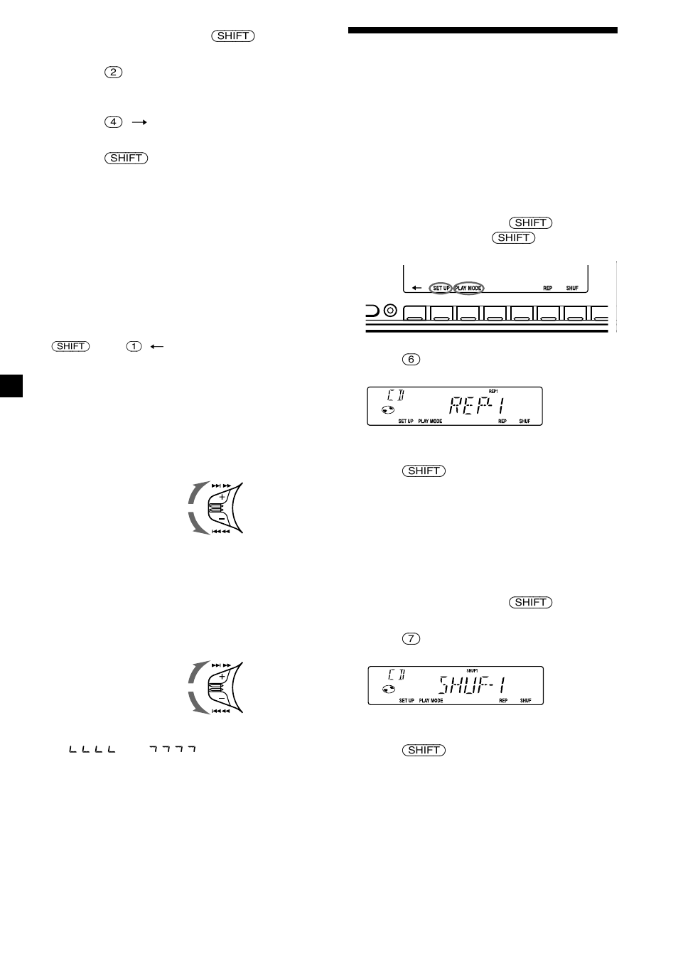 Playing a cd in various modes | Sony CDX-C5850 User Manual | Page 8 / 28