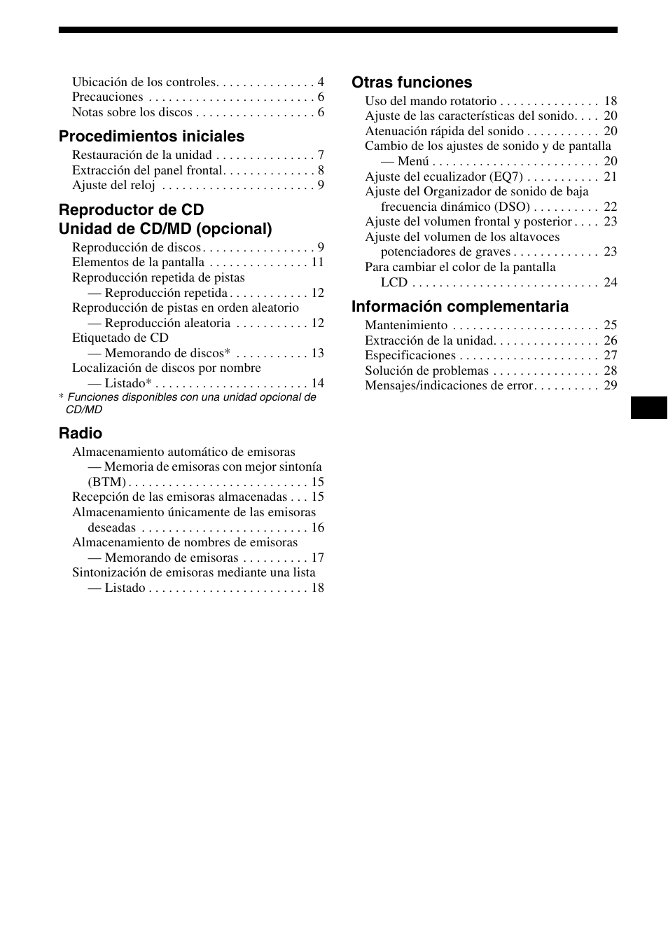 Sony CDX-CA890X User Manual | Page 29 / 84