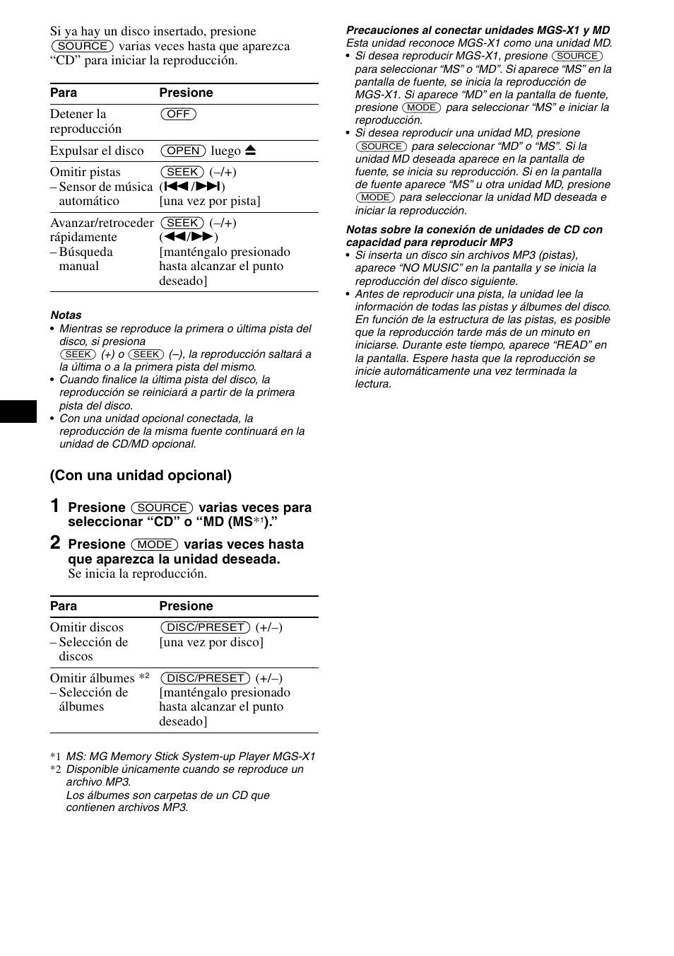 Sony CDX-CA890X User Manual | Page 36 / 84