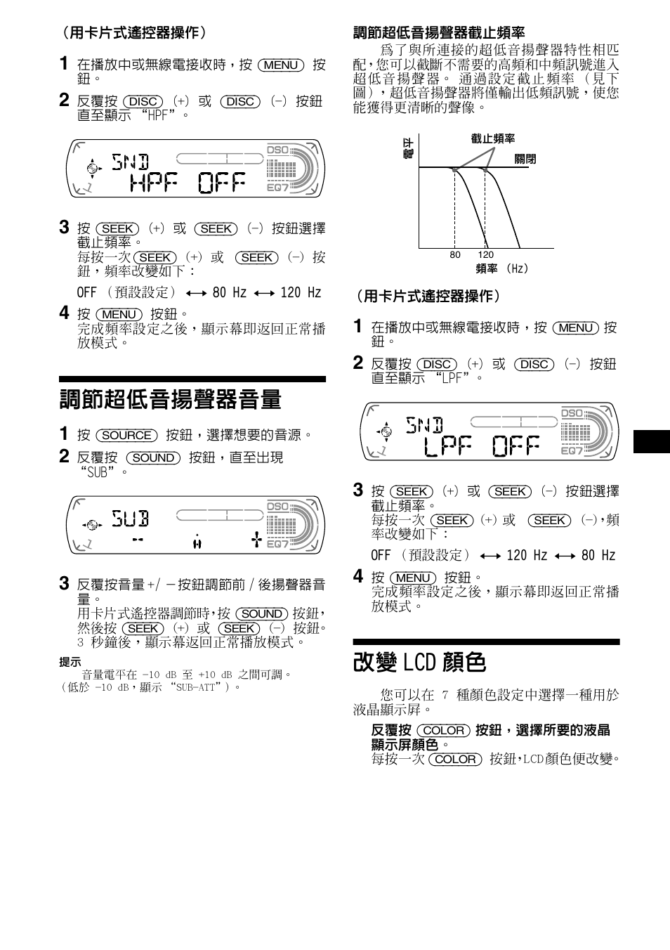 Ņౘϲࣸmౘ, N lcd ŀ, 21 ļ | Sony CDX-CA890X User Manual | Page 77 / 84