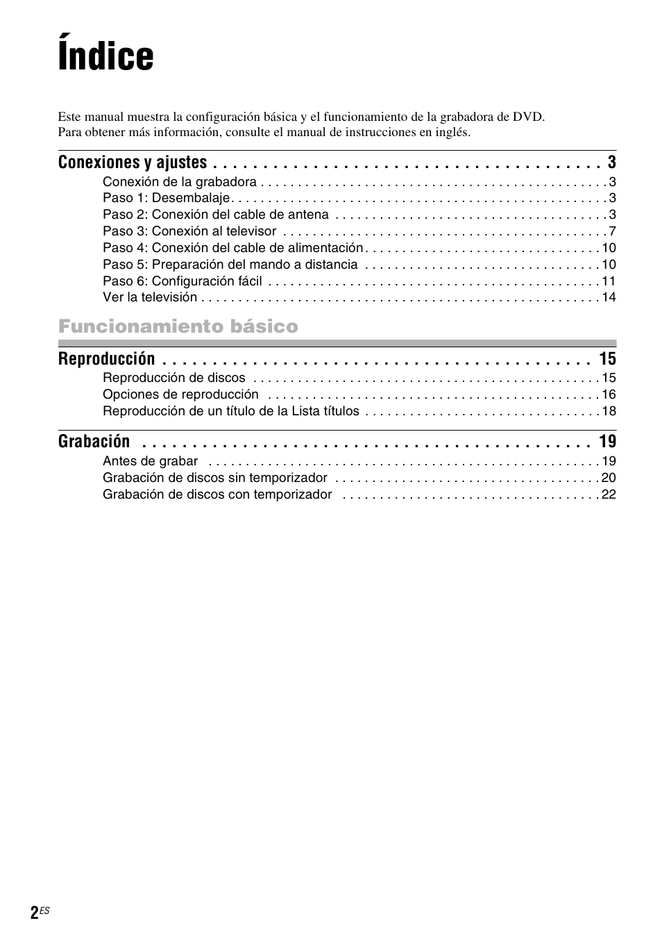 Índice | Sony RDR-GXD455 User Manual | Page 106 / 128