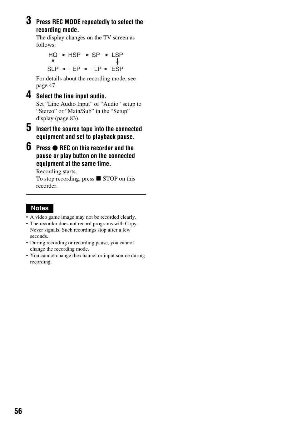 Sony RDR-GXD455 User Manual | Page 56 / 128