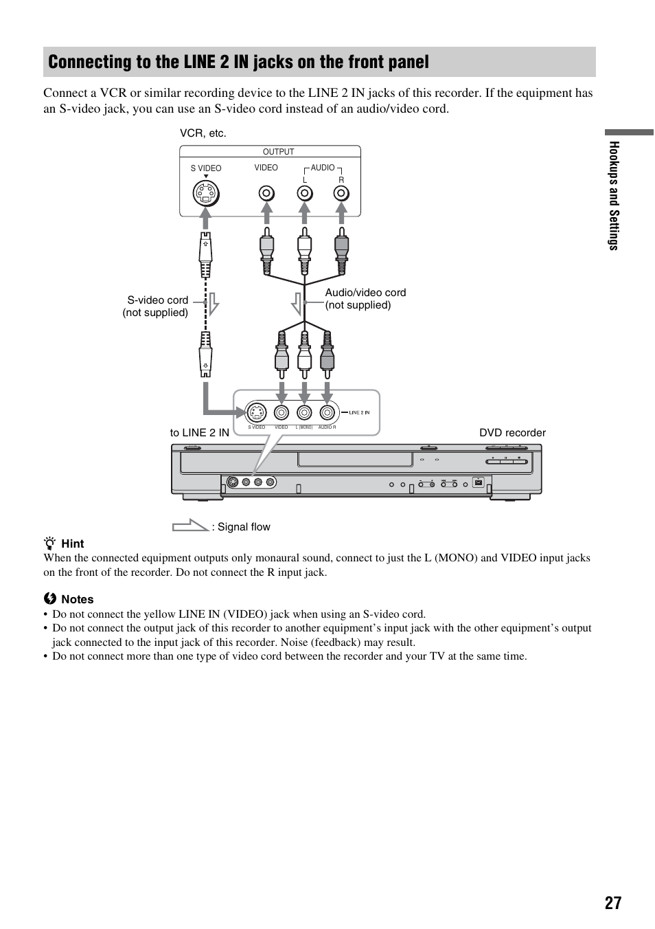 Sony RDR-GX310 User Manual | Page 27 / 104