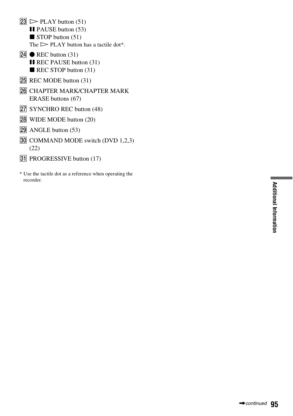 Sony RDR-GX310 User Manual | Page 95 / 104