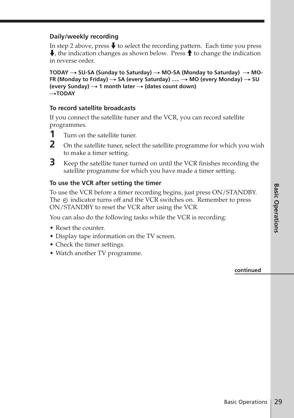 Sony SLV-E780EE User Manual | Page 29 / 52