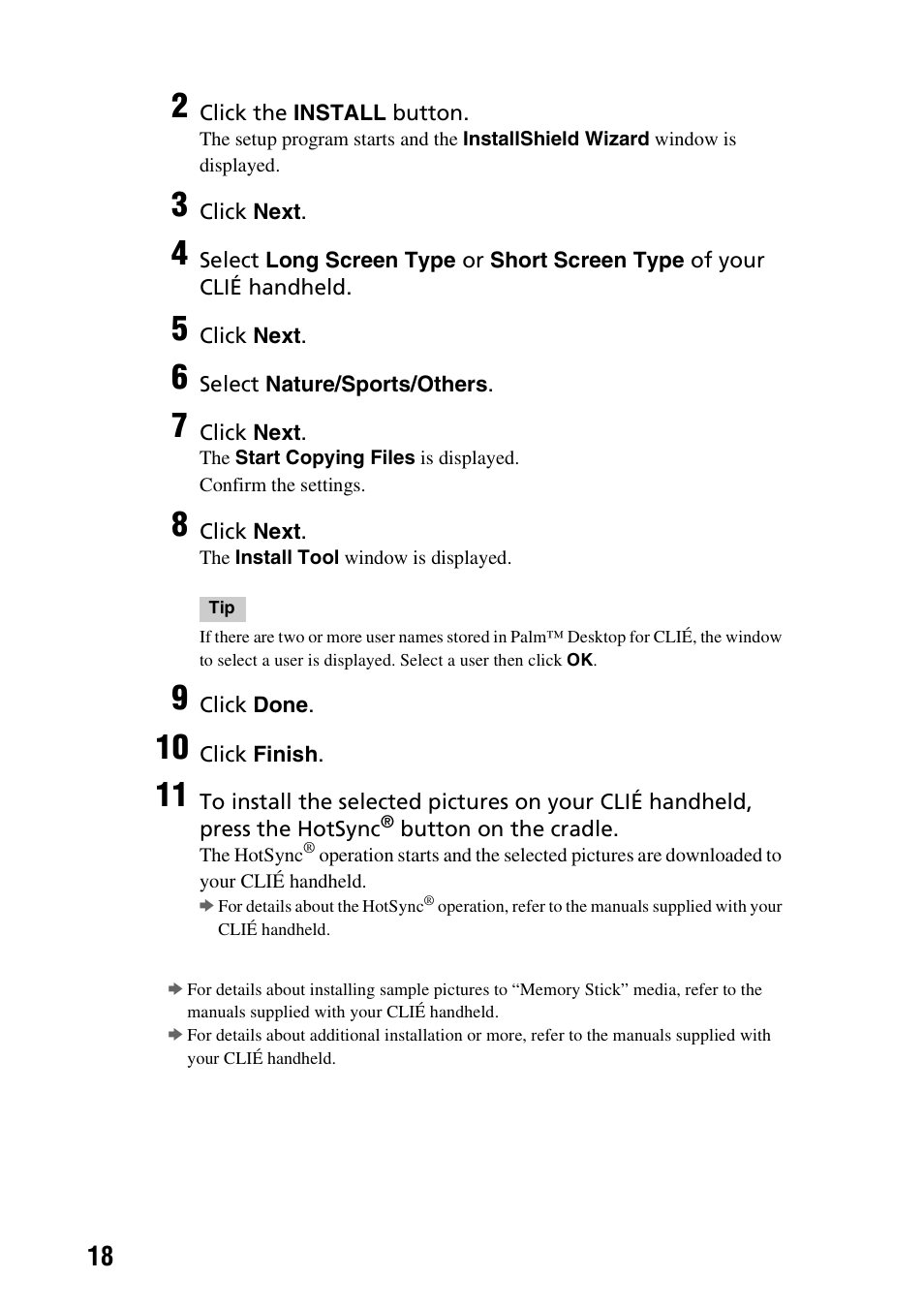 Sony PEGA-CC5 User Manual | Page 18 / 84