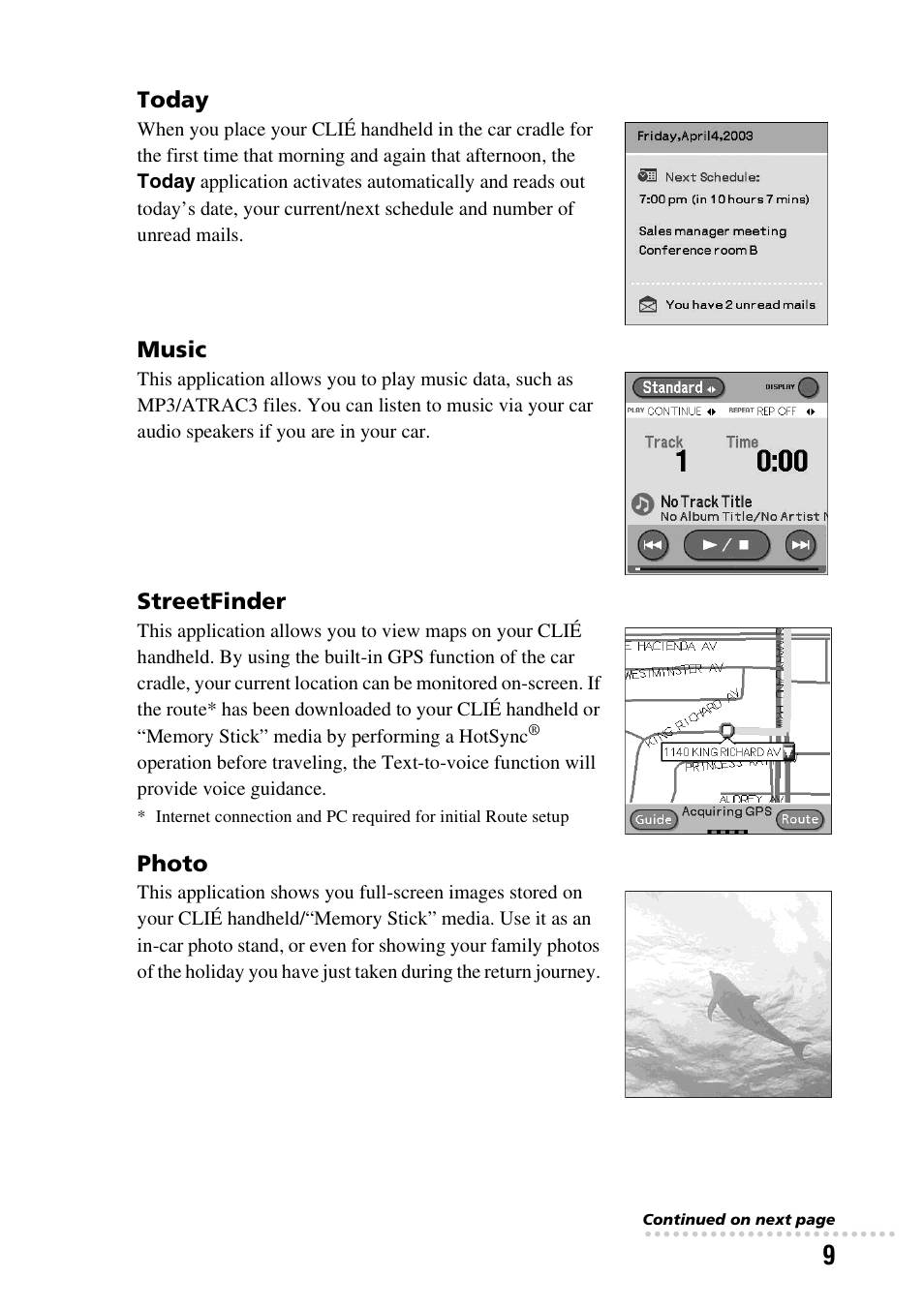 Sony PEGA-CC5 User Manual | Page 9 / 84