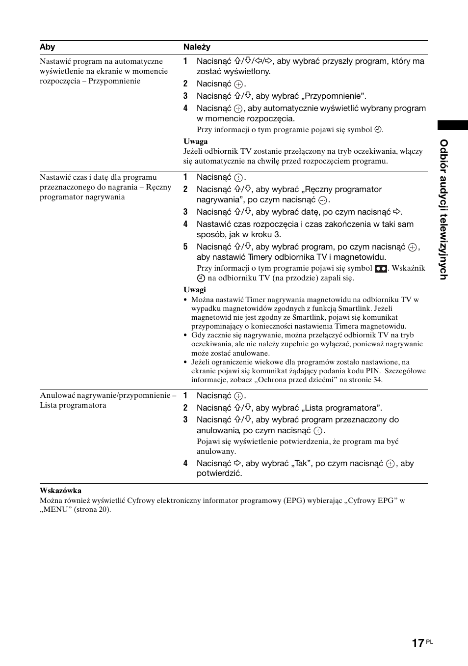 Sony BRAVIA KDL-26S2000 User Manual | Page 103 / 132