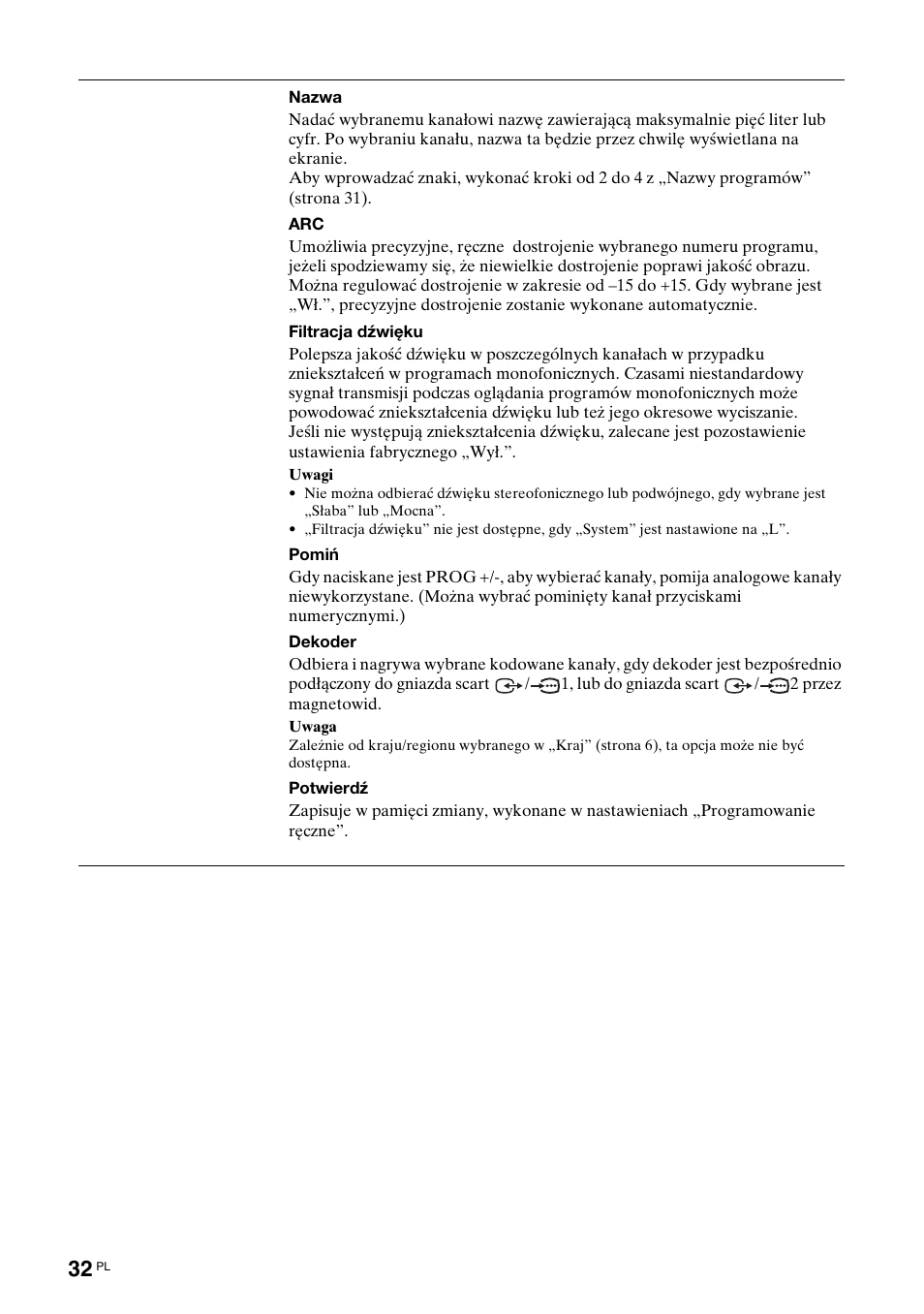 Sony BRAVIA KDL-26S2000 User Manual | Page 118 / 132