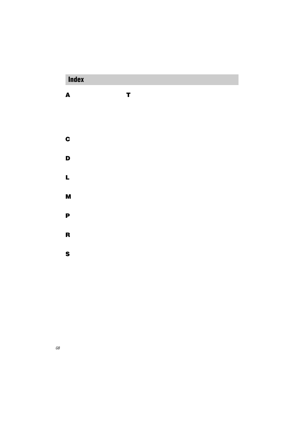 Index | Sony STR-LV500 User Manual | Page 34 / 36