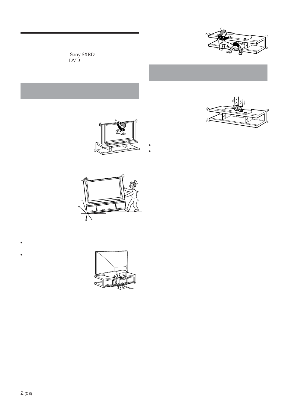 Simplified chinese (cs) | Sony SU-RS51U User Manual | Page 38 / 64