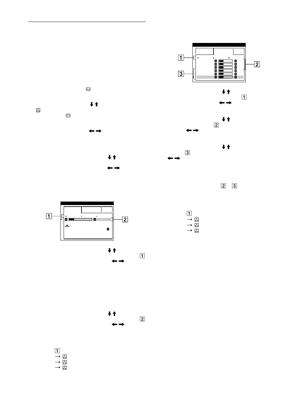 Réglage des couleurs de l’image (couleur), 12 réglage des couleurs de l’image (couleur) | Sony Color Graphic Display User Manual | Page 28 / 84