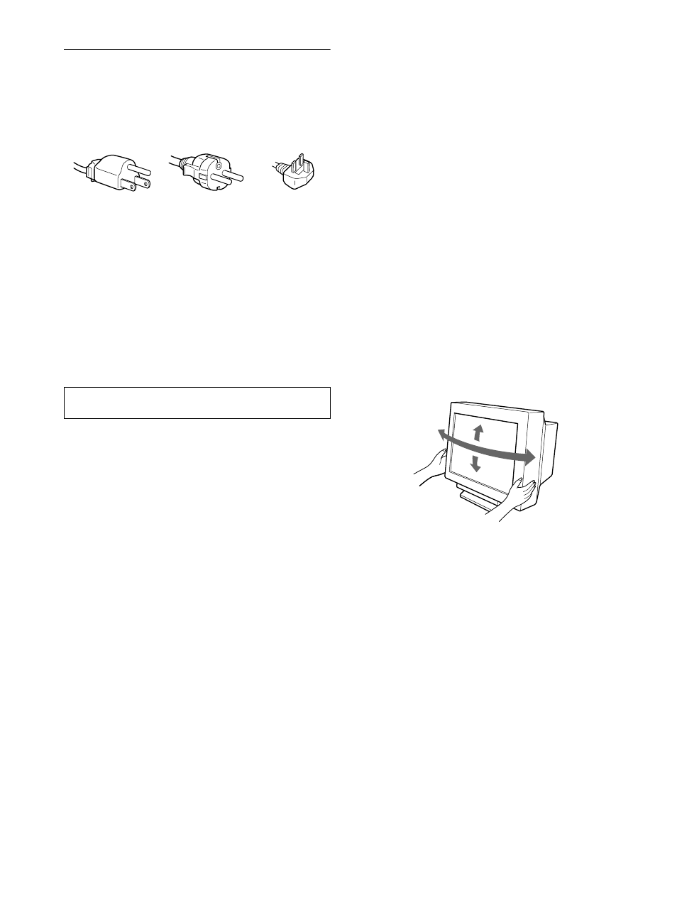 Sicherheitsmaßnahmen, 4sicherheitsmaßnahmen | Sony Color Graphic Display User Manual | Page 36 / 84