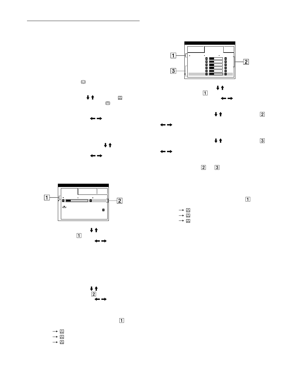 Einstellen der farben des bildes (farbe), Farbe (seite 12, 12 einstellen der farben des bildes (farbe) | Sony Color Graphic Display User Manual | Page 44 / 84