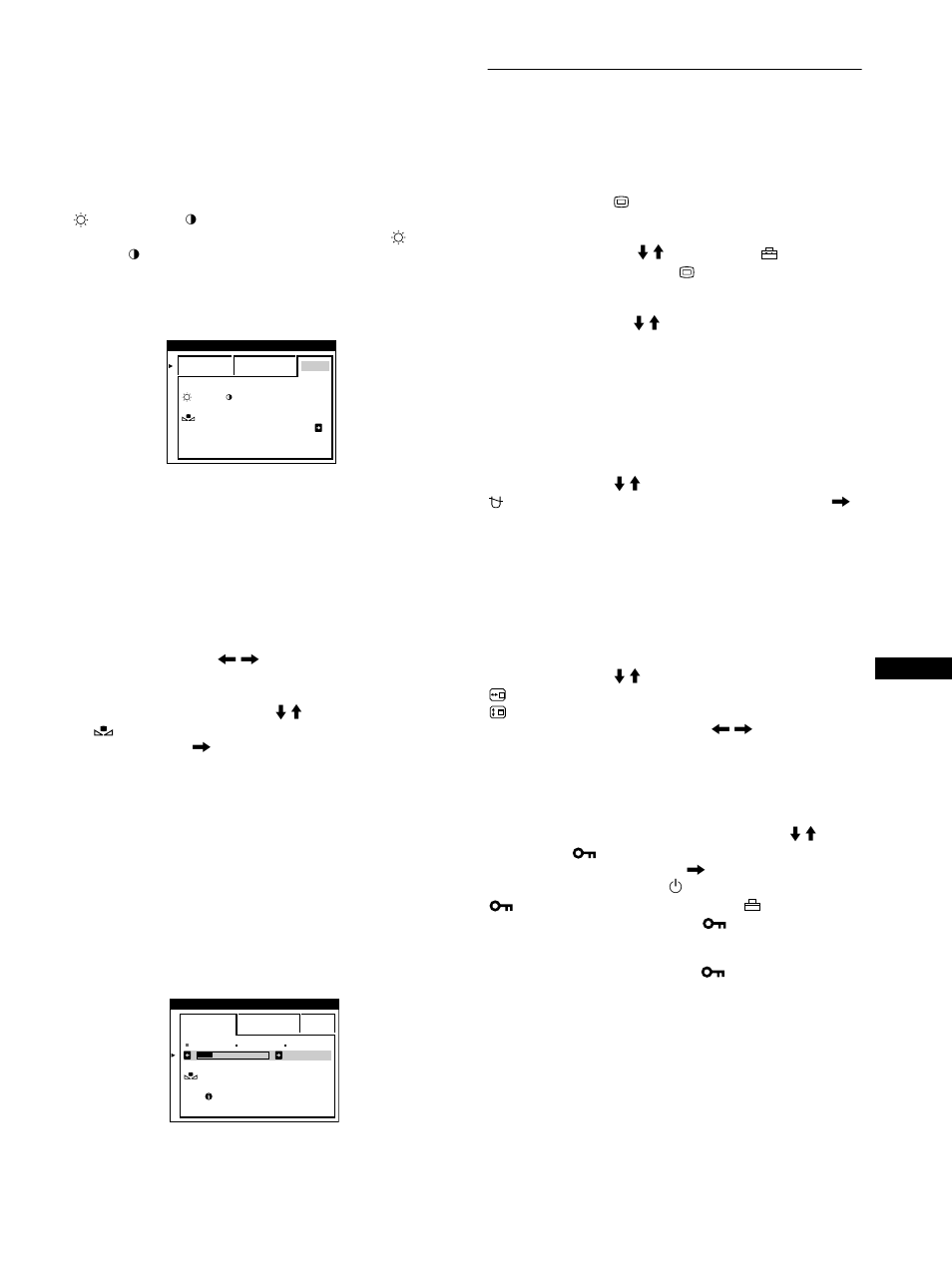 Ajustes complementarios (opcion) | Sony Color Graphic Display User Manual | Page 61 / 84