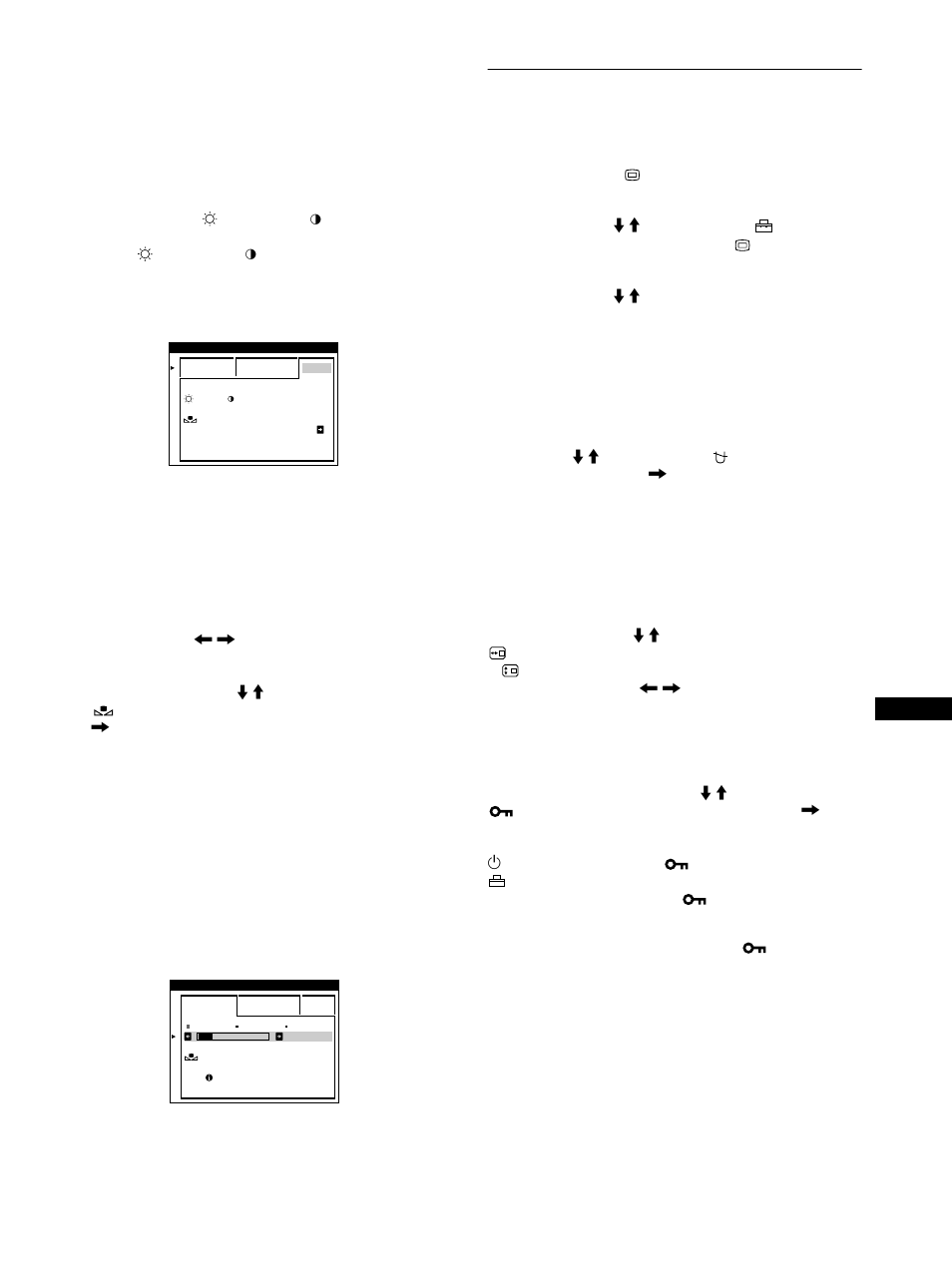 Impostazioni aggiuntive (opzioni) | Sony Color Graphic Display User Manual | Page 77 / 84