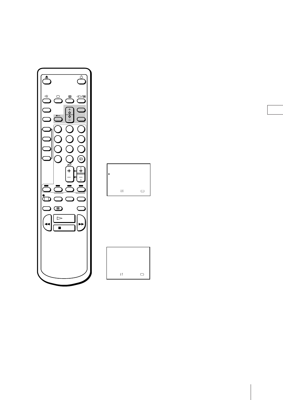 Captioning a tv station name, Press menu to display the main menu, Repeat steps 4 to 6 to caption other channels | Press menu to go back to the original screen | Sony Trinitron KV-21V4U User Manual | Page 10 / 48