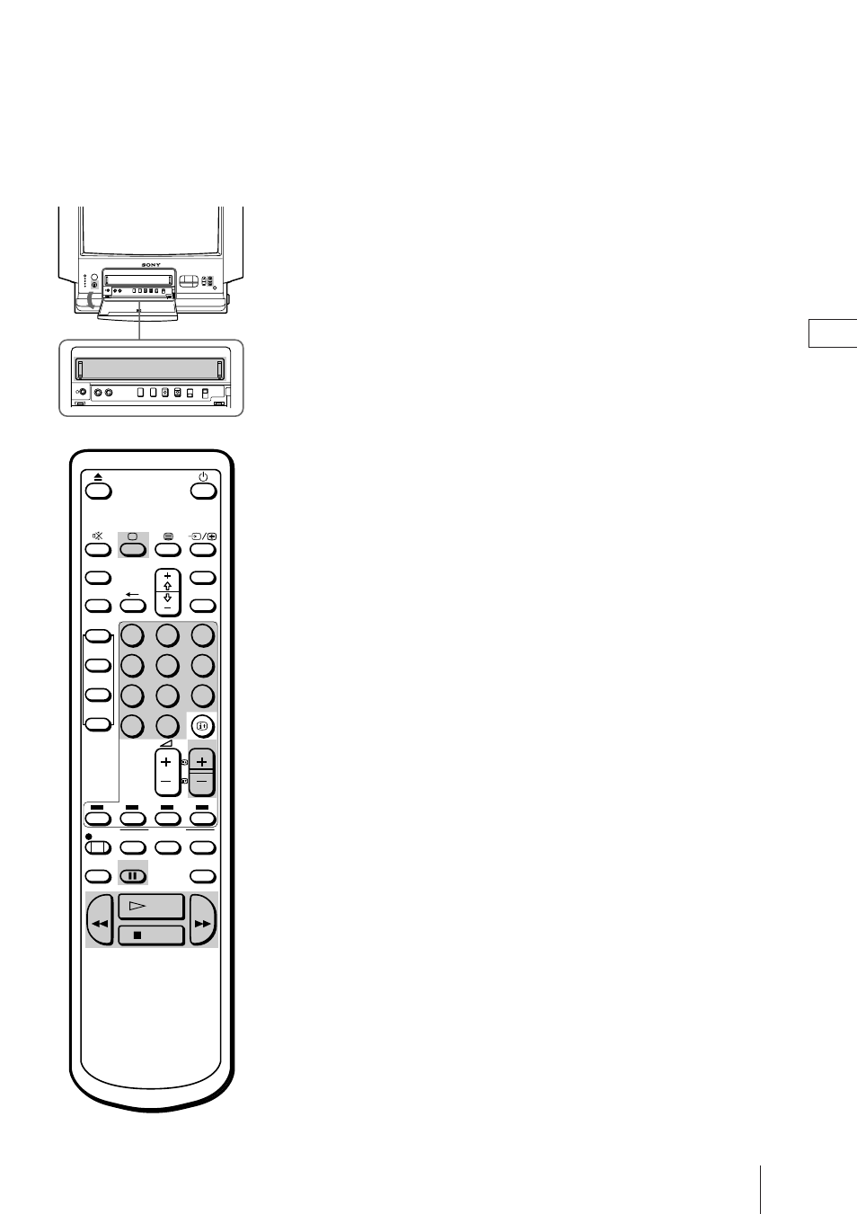 Playing a tape | Sony Trinitron KV-21V4U User Manual | Page 23 / 48