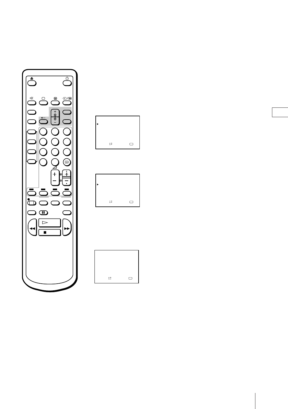 Presetting channels automatically, Press menu to display the main menu | Sony Trinitron KV-21V4U User Manual | Page 7 / 48