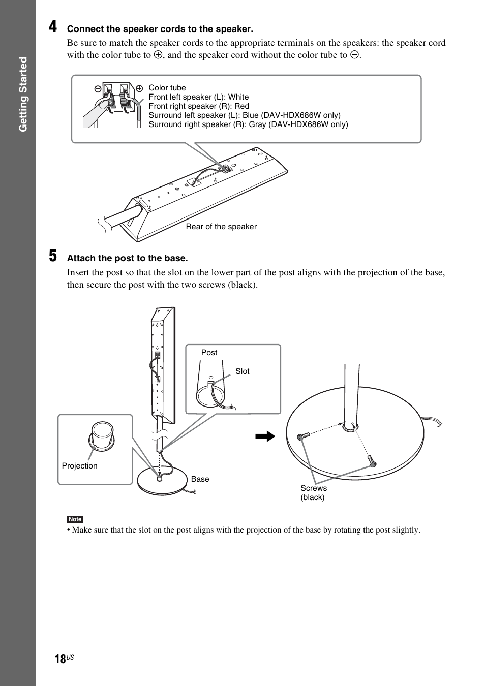 Sony DAV-HDX589W User Manual | Page 18 / 116