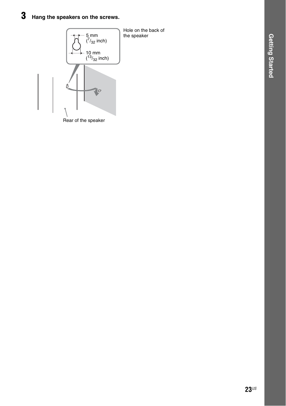 Ge tting star te d | Sony DAV-HDX589W User Manual | Page 23 / 116