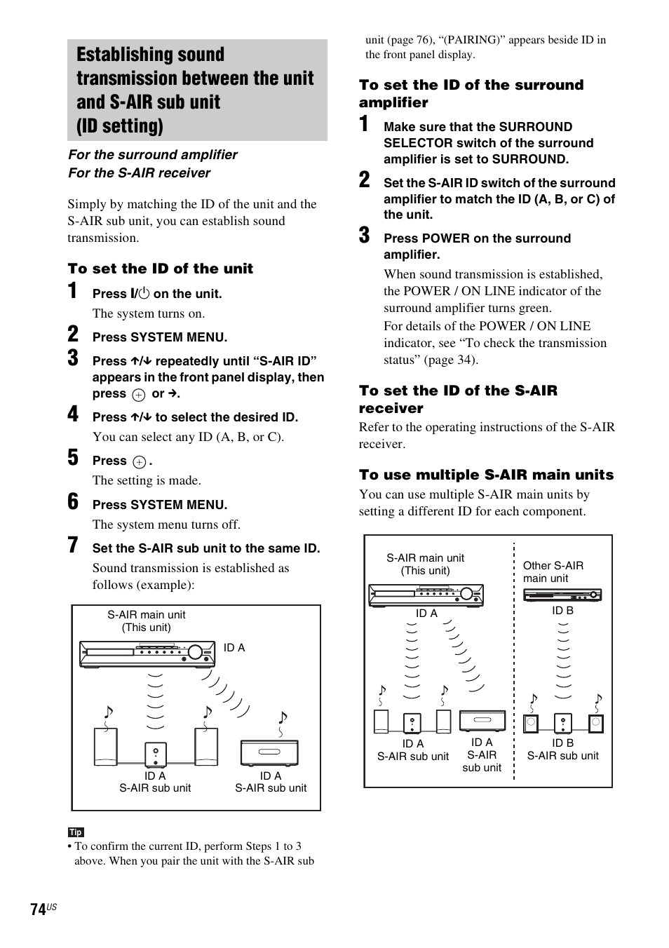 Sony DAV-HDX589W User Manual | Page 74 / 116