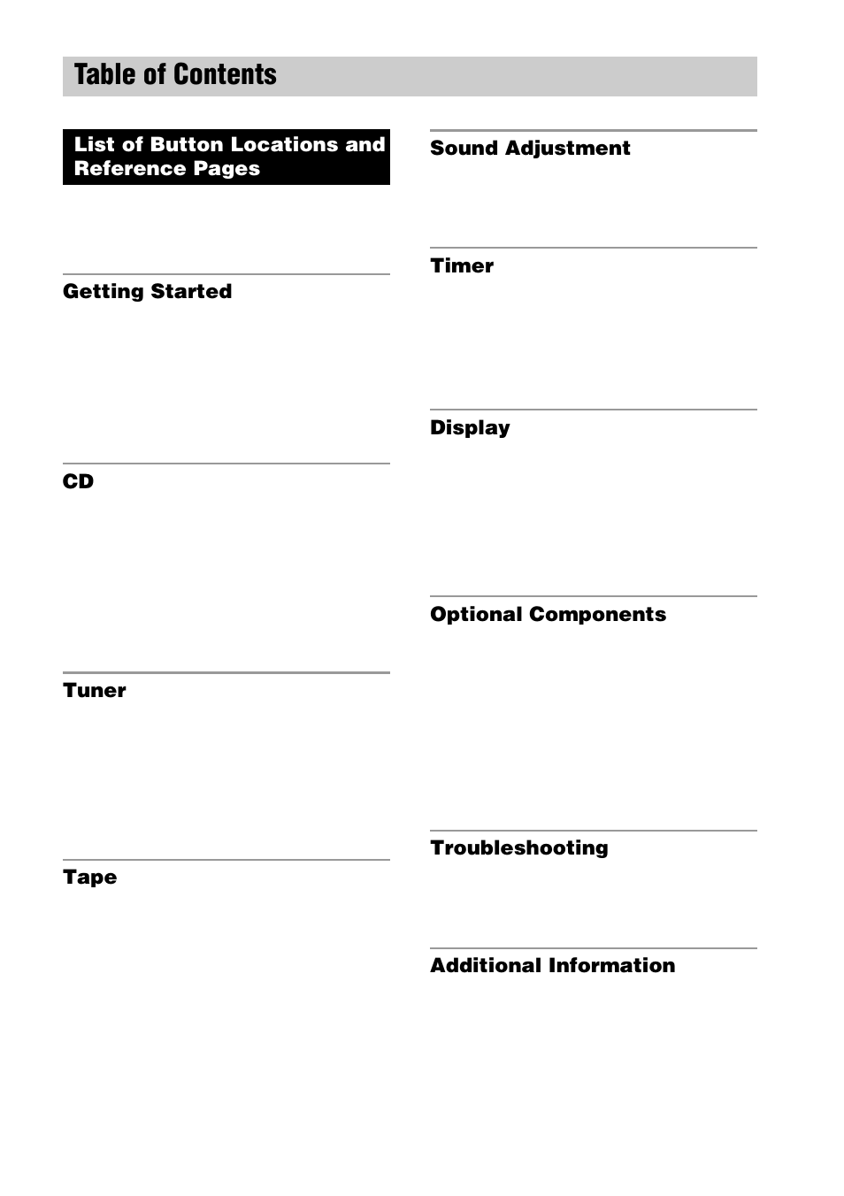 Sony CHC-TB10 User Manual | Page 3 / 32