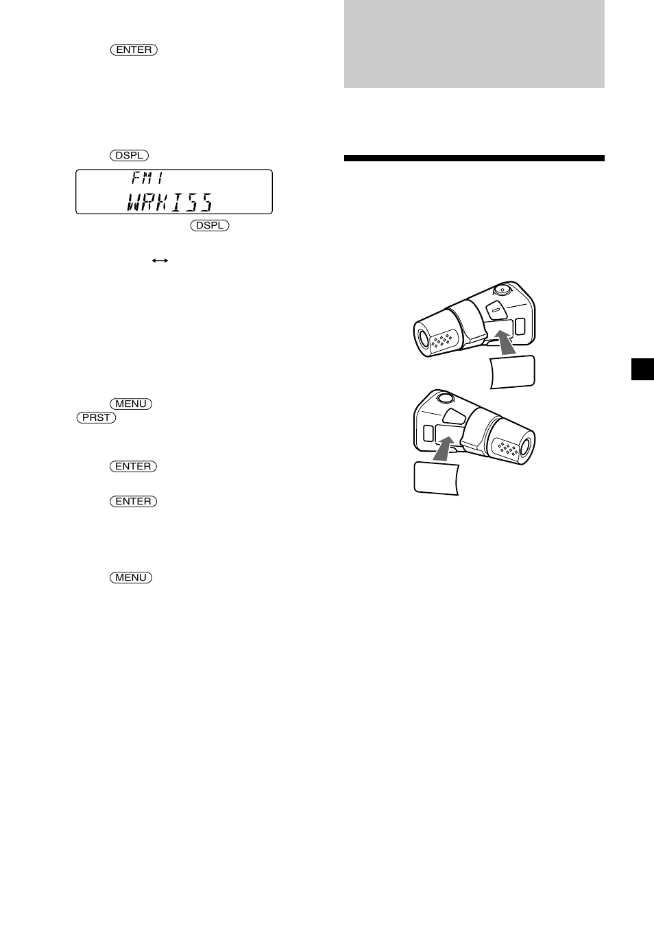 Other functions, Labeling the rotary commander | Sony CDX-4005 User Manual | Page 13 / 24