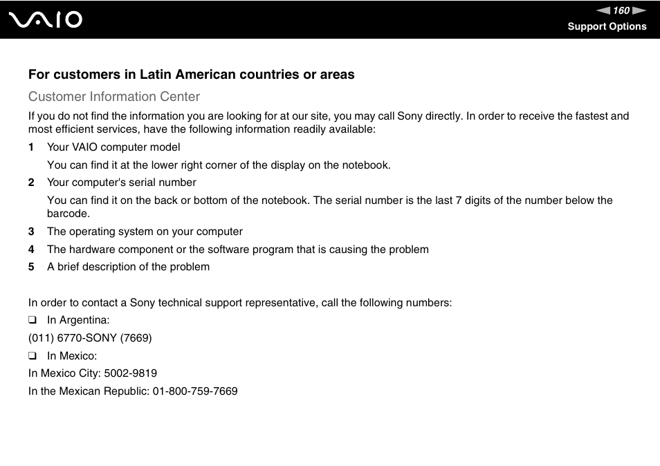 Sony VAIO VGN-NS User Manual | Page 160 / 175