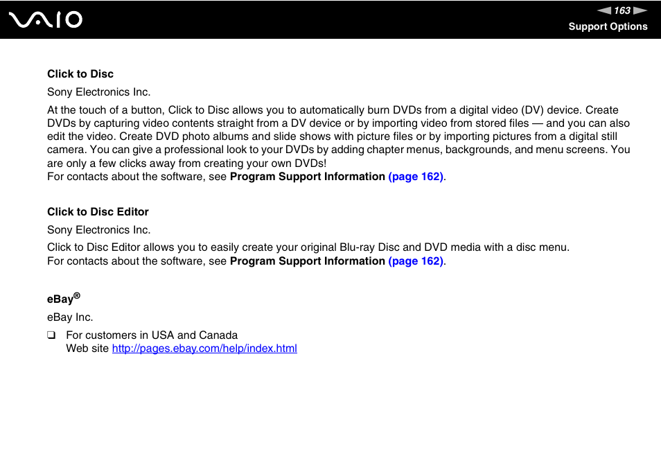 Sony VAIO VGN-NS User Manual | Page 163 / 175