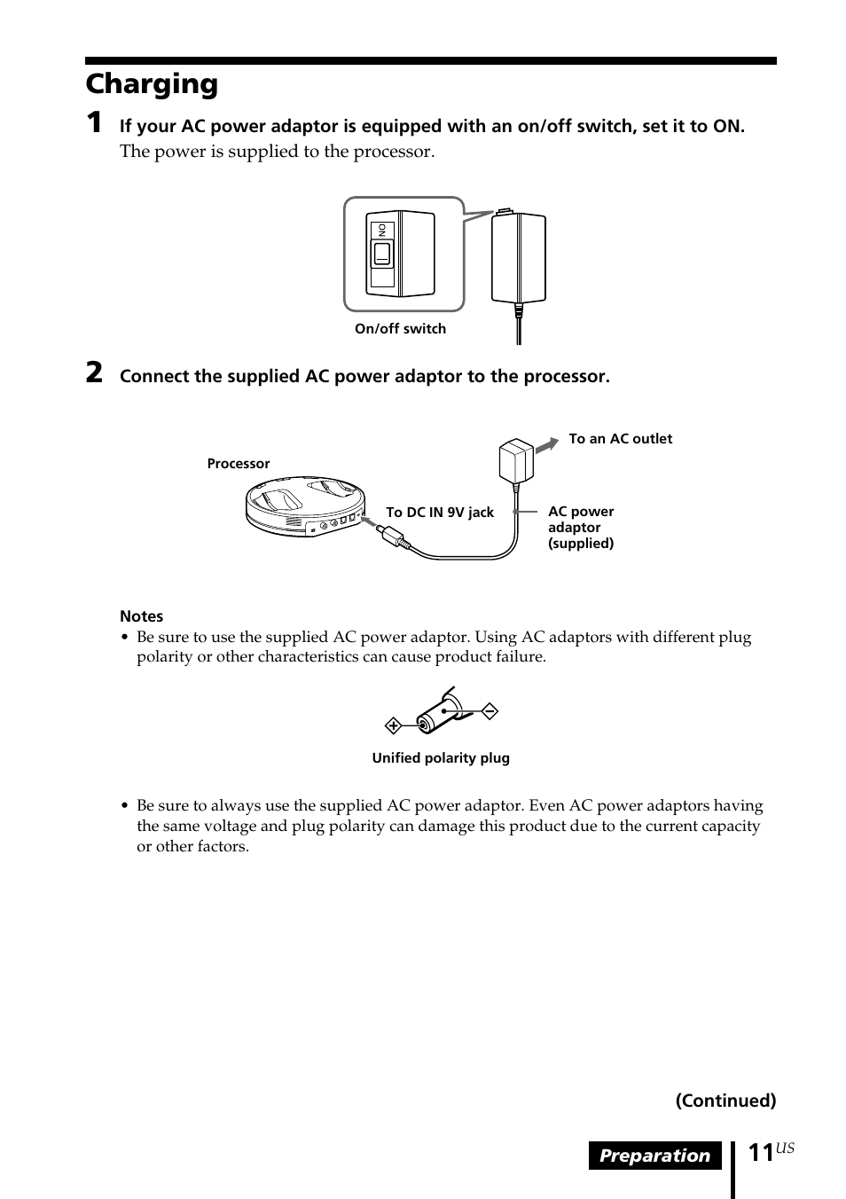 Charging | Sony MDR DS6000 User Manual | Page 11 / 92