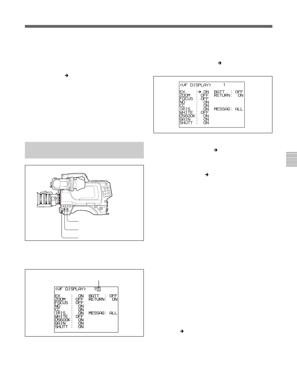 3-1 basic operation of the setup menus, 3-1 basic operation of the setup menus -7(e) | Sony HDC-F950 User Manual | Page 101 / 130