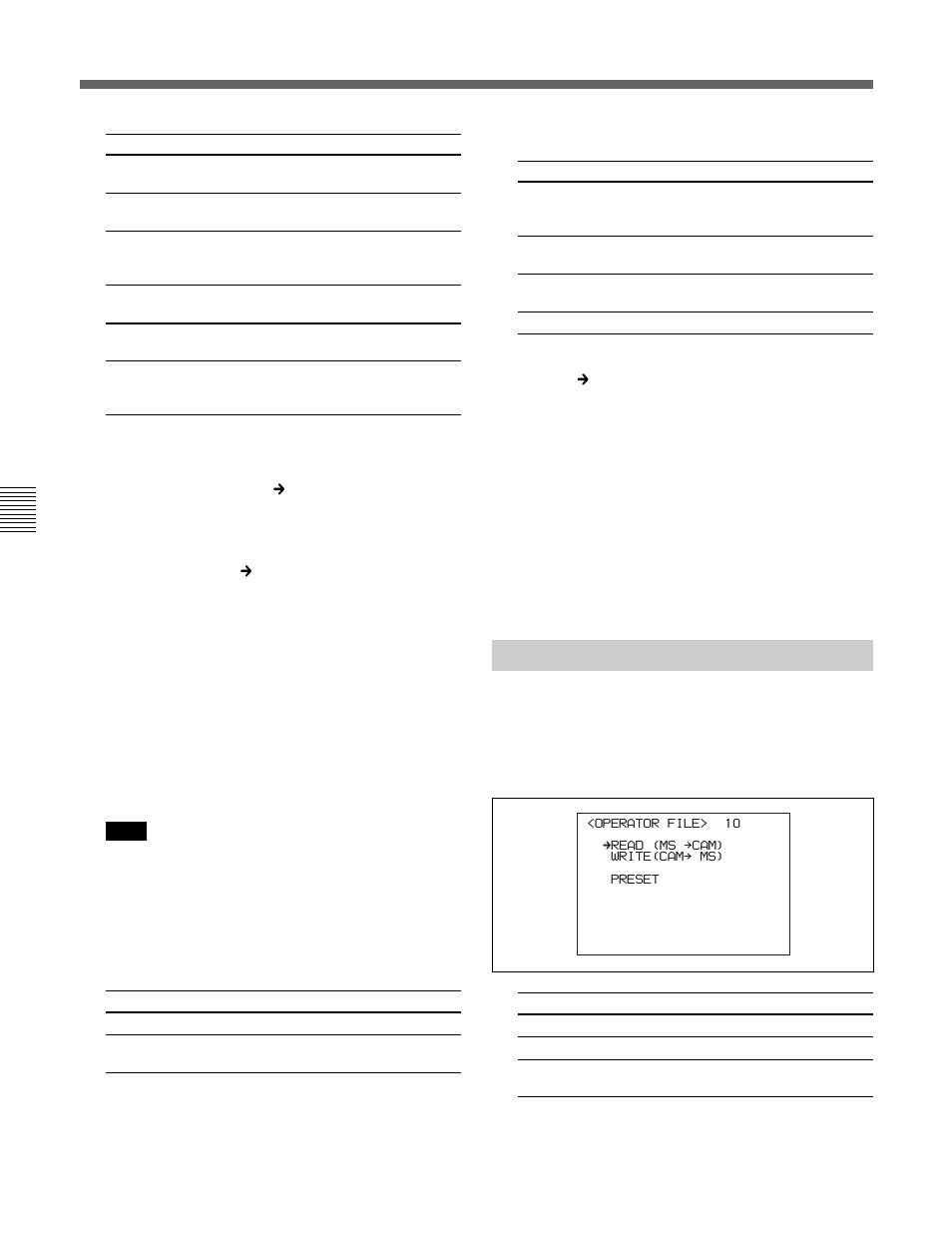 6-9 using operator files, 6-9 using operator files -22(e), 6 setup using the operation menu | 22(e) | Sony HDC-F950 User Manual | Page 116 / 130