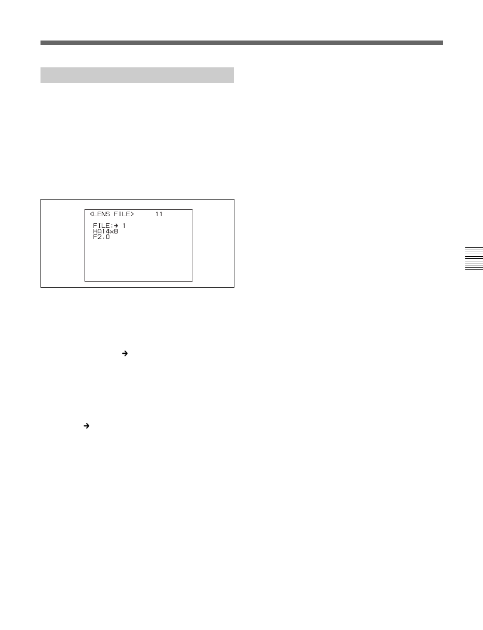 6-10 displaying lens file, 6-10 displaying lens file -23(e) | Sony HDC-F950 User Manual | Page 117 / 130