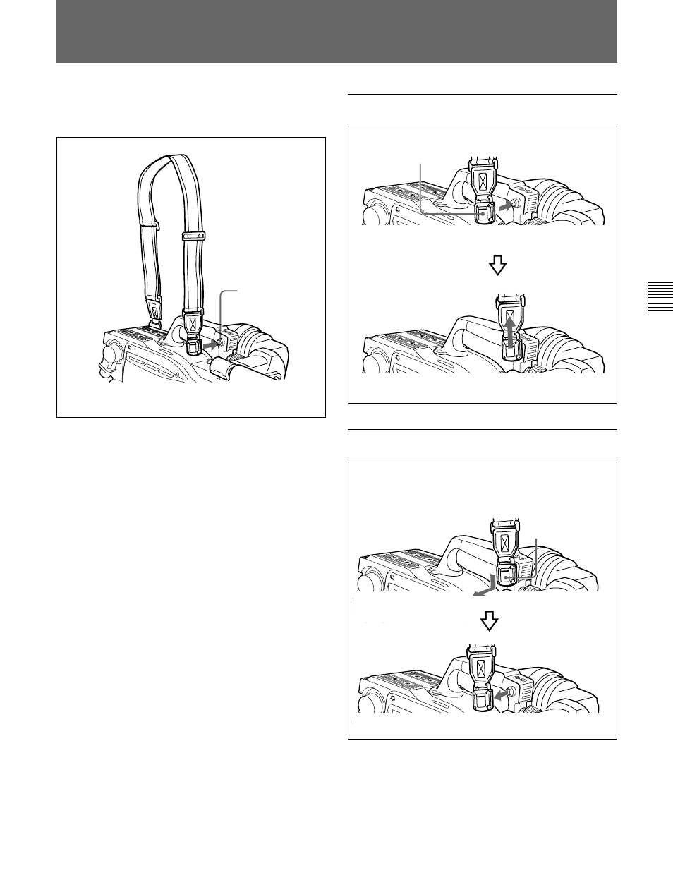 7 ショルダーベルトの取り付け, 9(j) | Sony HDC-F950 User Manual | Page 31 / 130