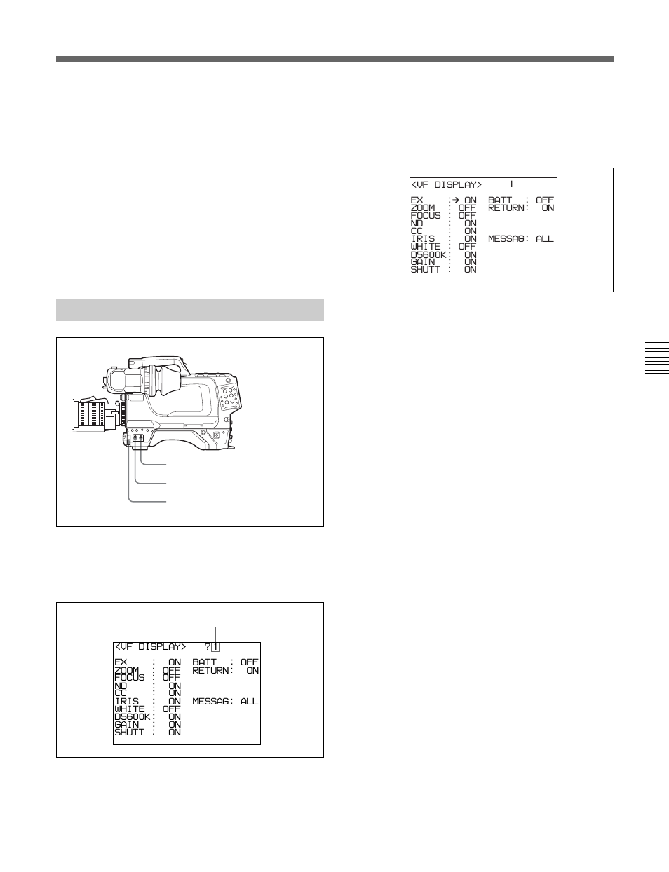 3-1 設定メニューの基本操作 | Sony HDC-F950 User Manual | Page 39 / 130