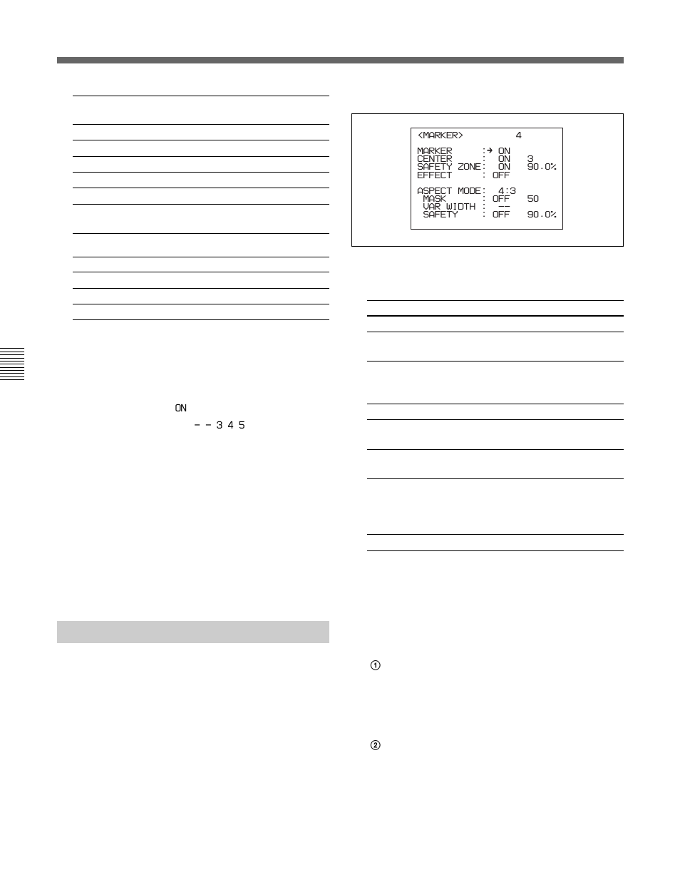 6-3 マーカー表示を設定する | Sony HDC-F950 User Manual | Page 50 / 130