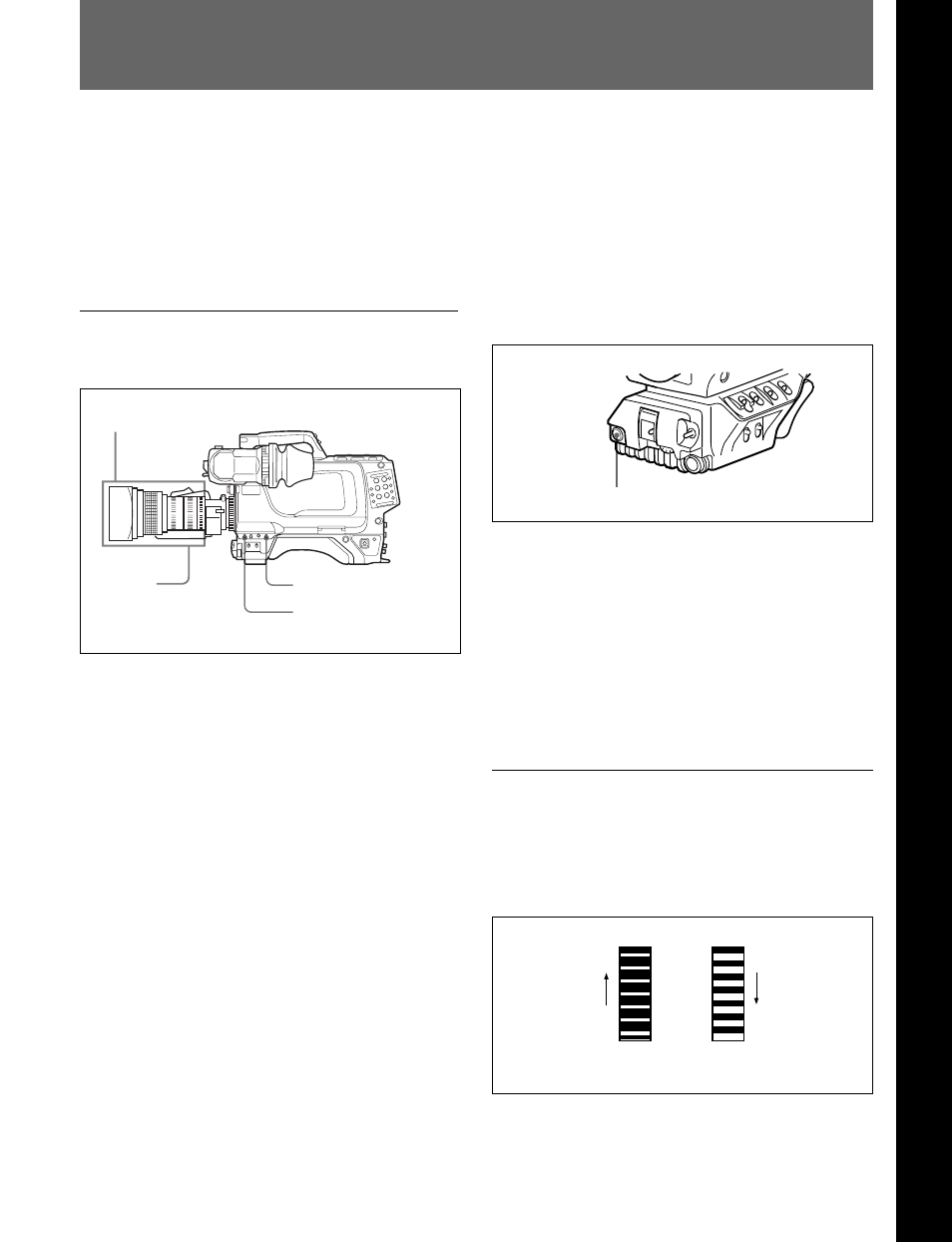 第５章 撮影, 1 撮影操作, 1(j) | Sony HDC-F950 User Manual | Page 61 / 130