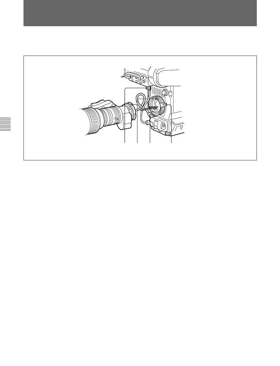 3 attaching a lens, 3 attaching a lens -4(e) | Sony HDC-F950 User Manual | Page 88 / 130