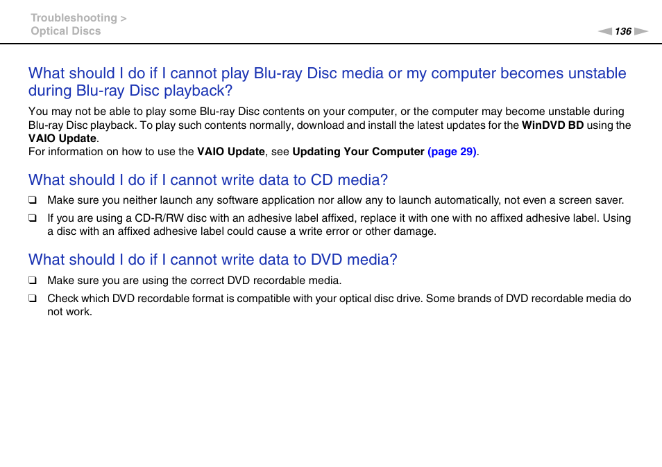 Sony VAIO VGN-NW User Manual | Page 136 / 157