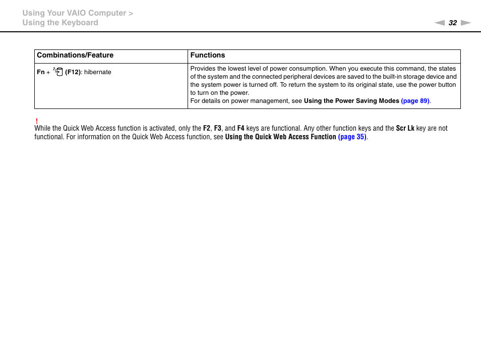 Sony VAIO VGN-NW User Manual | Page 32 / 157