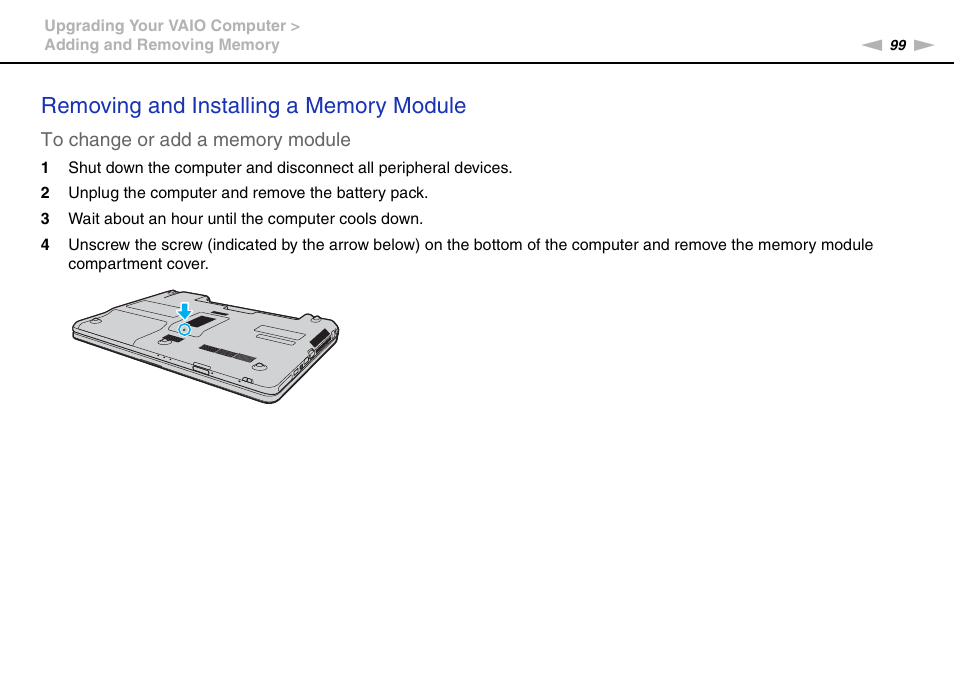 Sony VAIO VGN-NW User Manual | Page 99 / 157