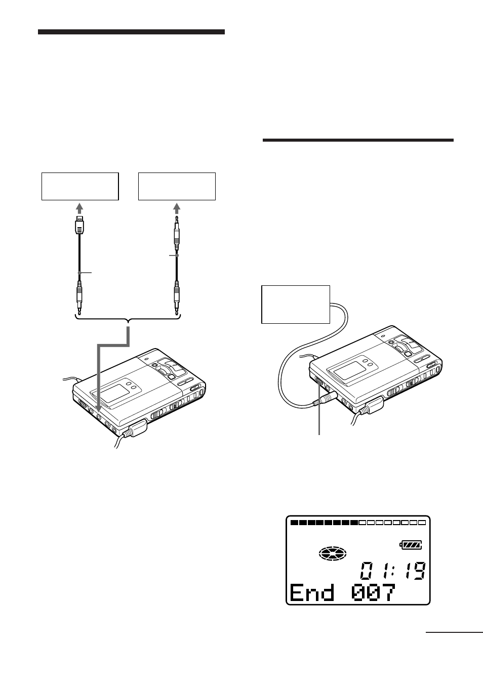 Spela in med digital ingång | Sony MZ-R50 User Manual | Page 127 / 212