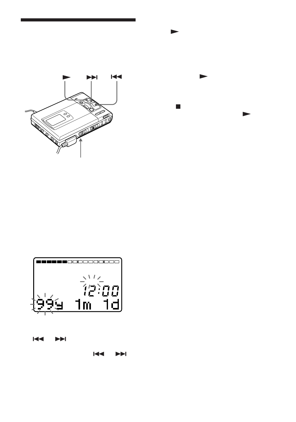 Kellonajan asettaminen | Sony MZ-R50 User Manual | Page 170 / 212