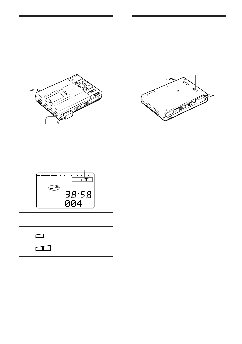 Enfasis de los graves (digital mega bass), Protección de los oídos (avls) | Sony MZ-R50 User Manual | Page 57 / 212