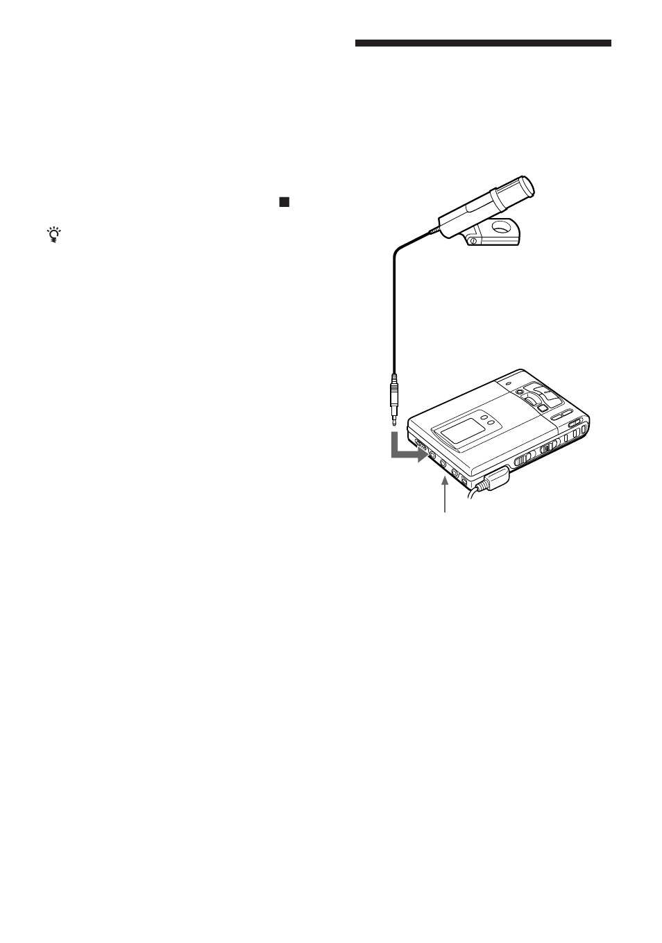 Gravar a partir de um microfone | Sony MZ-R50 User Manual | Page 90 / 212