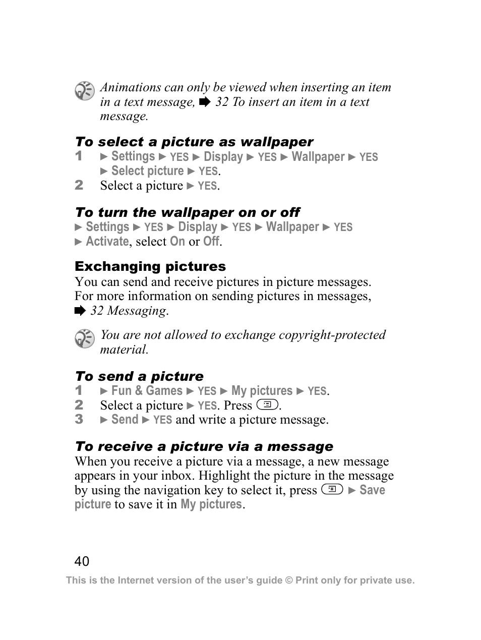 Sony Z300i User Manual | Page 41 / 80