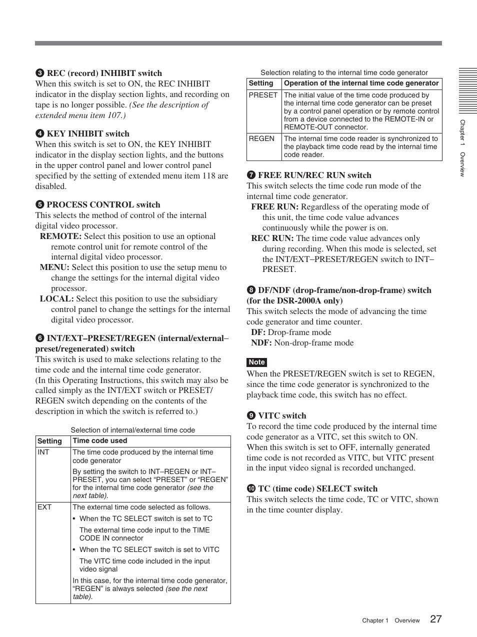 Sony DSR-2000A User Manual | Page 27 / 150