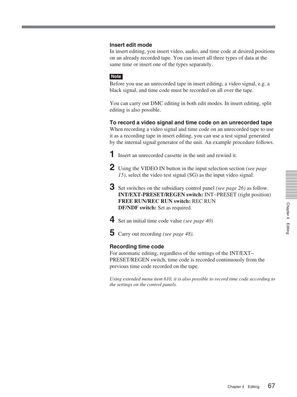 Sony DSR-2000A User Manual | Page 67 / 150