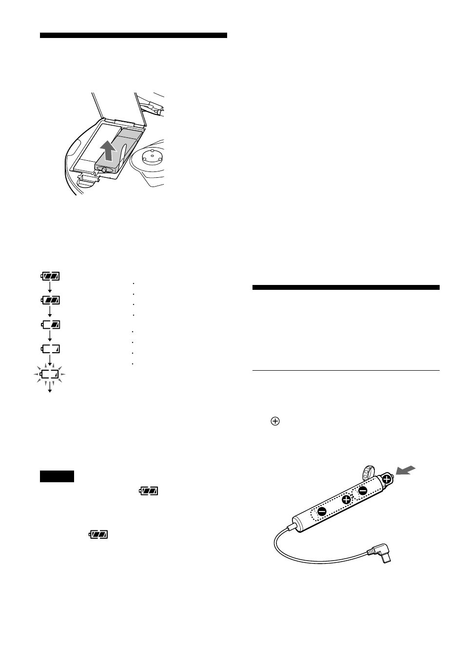 Using dry batteries | Sony CD Walkman D-EJ915 User Manual | Page 18 / 28
